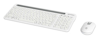 Manhattan Ambos dispositivos admiten Bluetooth® 5.0 y 2.4 GHz inalámbricos, un único receptor USB-A Nano para ambos, elegante teclado inalámbrico con 12 teclas multimedia/función, mouse óptico ambidiestro con tres botones y rueda de desplazamiento, 1200 p