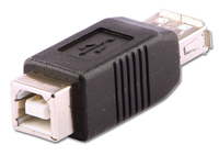 Lindy 71228 Kabeladapter USB A USB B Schwarz - 71228