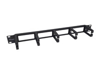 Equip 19 Rack Mount Kabelmanagement-Panel, Schwarz - 327315