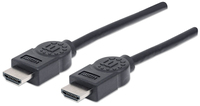 7666233061190 - High Speed HDMI Kabel 4K@30Hz 3D HDMI Stecker auf Stecker geschirmt schwarz 18 m