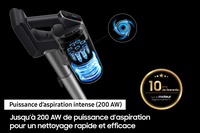 Samsung Aspirateur balai Jet 75E Turbo Violet - VS20B75B1R4