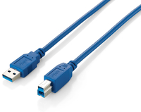 Equip 128293 USB Kabel USB 3.2 Gen 1 (3.1 Gen 1) 3 m USB A USB B Blau - 128293