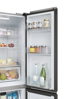 Haier Cube 83 Serie 3 HCR3818ENMM frigo américain Autoportante 467 L E Acier inoxydable