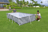 Bestway Steel Pro Piscine hors sol rectangulaire 3,66 m x 2,01 m x 66 cm