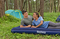 Bestway Matelas gonflable 2 places avec pompe électrique externe 191 x 137 x 22 cm