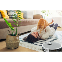 MEDION X21 SW robot aspirateur 0,25 L Sac à poussière Gris, Blanc