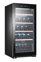 Haier Wine cellar WS105GA Refroidisseur de vin compresseur Autoportante Noir 105 bouteille(s)