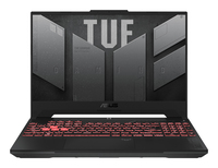ASUS TUF Gaming A15 FA507NU-LP116W AMD Ryzen™ 5 7535HS Computadora portátil 39.6 cm (15.6") Full HD 16 GB DDR5-SDRAM 1 TB SSD NVIDIA GeForce RTX 4050 Wi-Fi 6 (802.11ax) Windows 11 Home Gris