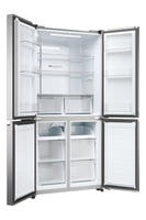 Haier Cube 83 Serie 3 HCR3818ENMM frigo américain Autoportante 467 L E Acier inoxydable