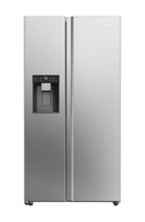 Haier SBS 90 Serie 5 HSW59F18EIMM frigo américain Pose libre 601 L E Platine, Acier inoxydable
