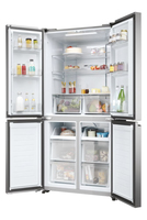 Haier Cube 83 Serie 3 HCR3818ENMM frigo américain Autoportante 467 L E Acier inoxydable