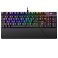 4711387141281 - ASUS ROG Strix Scope II 96 - Tastatur - 96 % Full-Size Hotswap-fähig - backlit - kabellos - USB 24 GHz Bluetooth 51