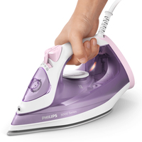 Philips 3000 series DST3010/30 fer à repasser Fer à vapeur Semelle en céramique 2000 W Violet, Blanc