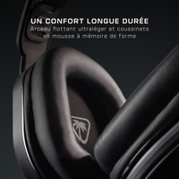 Turtle Beach Casque gaming sans fil Stealth 500 officiel pour Xbox Series X|S, Xbox One et fonctionne via Bluetooth avec les PC, la Switch et mobile - 40 heures de batterie, coussinets en mousse à mémoire de forme et microphone désactivable par basculemen