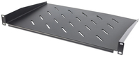 Intellinet Charola de 19", 1U, 350 mm (13.8 pulgadas) profundidad de la plataforma, Ventilada, Negro