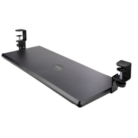 StarTech Under-Desk Keyboard Tray, Clamp-on Keyboard Holder, Supports up to ...