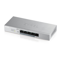 Zyxel GS1200-5HP v2 Managed Gigabit Ethernet (10/100/1000) Power over - GS1200-5HPV2-EU0101F