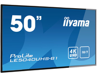 iiyama iiyama LE5040UHS-B1 Signage-Display Digital Signage Flachbildschirm 127 cm (50") LED 350 cd/m² 4K Ultra HD Schwarz 18/7 https://images.icecat.biz/img/gallery_lows/56212120_0183256972.jpg