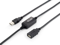 Equip 133310 USB Kabel USB 2.0 10 m USB A Schwarz - 133310