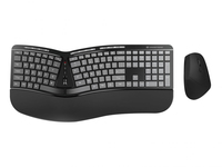 4015867236642 - ERGO Kabelloses Set aus ergonomischer Tastatur und vertikaler Maus englisch