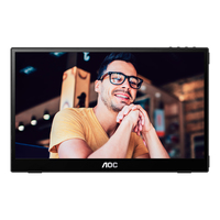 AOC AOC 16T3E TV-Gerät/Monitor tragbar Tragbarer Monitor Schwarz 39,6 cm (15.6") 1920 x 1080 Pixel https://images.icecat.biz/img/gallery_lows/57f2037c76efbcf4771bb85c513fe3b9.jpg