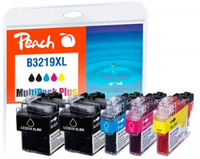 Peach PI500-246 Druckerpatrone 5 Stück(e) Schwarz, Cyan, Magenta, - PI500-246