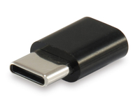 Equip 133472 Kabeladapter USB C Micro USB B Schwarz - 133472