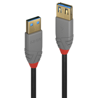 Lindy 36760 USB Kabel USB 3.2 Gen 1 (3.1 Gen 1) 0,5 m USB A Schwarz