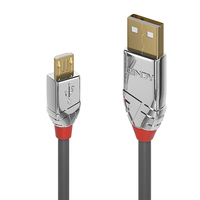 Lindy 36654 USB Kabel USB 2.0 5 m USB A Micro-USB B Grau - 36654