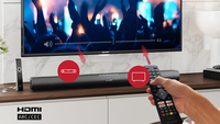 Sharp HT-SB100 haut-parleur soundbar Noir 2.0 canaux 75 W