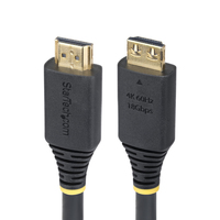 Startech 15ft High Speed HDMI Cable w/Gripping Connectors, 4K 60Hz