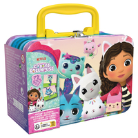 Games Gabby&amp;quot;s Dollhouse, Jeu de mémoire dans une mini-boîte en métal, Jeu de mémoire pour filles, Jeu d&amp;quot;apprentissage facile en famille, pour les enfants à partir de 3 ans
