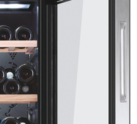 Haier Wine cellar WS105GA Refroidisseur de vin compresseur Autoportante Noir 105 bouteille(s)