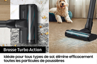 Samsung Aspirateur balai Jet 75E Turbo Violet - VS20B75B1R4