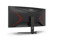 AOC G2 CU34G2XE/BK LED display 86,4 cm (34&quot;) 3440 x 1440 pixels Wide Quad HD LCD Noir, Rouge