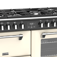 Stoves Richmond S1100 DF Cuisinière Gaz Noir, Crème A