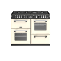 Stoves Richmond S1100 DF Cuisinière Gaz Noir, Crème A