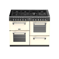 Stoves Richmond S1100 DF Cuisinière Gaz Noir, Crème A
