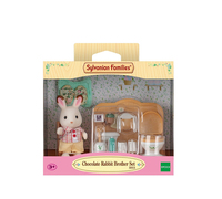 Sylvanian Families Le frère lapin chocolat et toilettes