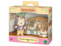 Sylvanian Families Le frère lapin chocolat et toilettes