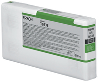 Epson Ink Cartridges, Ultrachrome HDR, T653B, Singlepack, 1 x 200.0 ml Gree ...