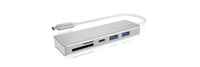 ICY BOX IB-HUB1413-CR USB 3.2 Gen 1 (3.1 Gen 1) Type-C Silber - IB-HUB1413-CR