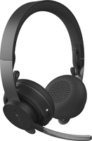 Logitech MSFT Teams Zone Wireless Plus Auriculares Inalámbrico Diadema Oficina/Centro de llamadas Bluetooth Grafito