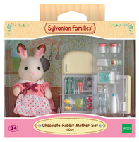 Sylvanian Families La maman lapin chocolat et réfrigérateur