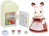 Sylvanian Families La maman lapin chocolat et réfrigérateur