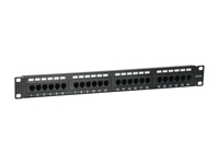 4015867206935 - 24-Port Cat5e Ungeschirmtes Patch Panel Black 235325