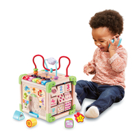 VTech Play Green CUBE NATURE INTERACTIF