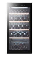 Haier Wine cellar WS105GA Refroidisseur de vin compresseur Autoportante Noir 105 bouteille(s)