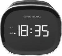Grundig SCC240 Radio portable Horloge Numérique Noir