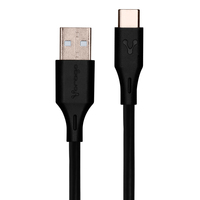 Vorago CAB-C01B cable USB 1 m USB C Negro